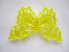En Stor dekorations, gul plast Sommerfugl.Vingefang. Ca. 13-14 cm.
